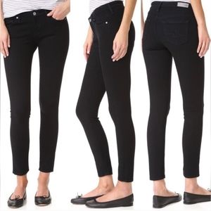 Adriano Goldschmied black denim skinny leg jeans